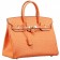 Hermes Birkin 35 Orange Ostrich Leather 607485