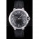 Cartier Ballon Bleu 42mm Black Dial Stainless Steel Case Black Leather Bracelet