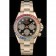 Rolex Daytona Cosmograph Rainbow Crystals Bezel Rose Gold Strap Black Dial 80251