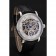 Patek Philippe Grand Complications White Skeleton Dial Stainless Steel Case Black Leather Strap 1453810