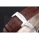 Swiss Audemars Piguet Royal Oak White Dial Stainless Steel Case Brown Leather Strap