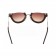 Miu Miu Rounded Cut Off Cat-Eye Brown Sunglasses 308041