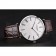 Swiss Longines Grande Classique White Dial Roman Numerals Stainless Steel Case Brown Leather Strap