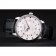 Patek Philippe Swiss Calatrava Ribbed Bezel White Dial Black Leather Strap 7657