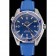 Omega Seamaster Planet Ocean GMT Blue Dial Blue Leather Band   622394