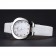 Omega Ladies Watch White Dial With Jewels Stainless Steel Case White Leather Strap  622817