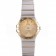 Swiss Lady Omega Constellation Stainless Steel Bracelet Golden Dial 80292