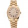 Swiss Rolex Day Date Diamond Pave Dial And Bezel Gold Case And Bracelet