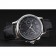 Swiss Patek Philippe Split Seconds Chronograph Black Dial Stainless Steel Case Black Leather Strap