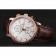 Swiss Vacheron Constantin Patrimony Traditionnelle Chronograph White Dial Diamond Bezel Rose Gold Case Brown Leather Strap 1453764