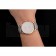 Patek Philippe Calatrava Gray Dial Diamond Markings Gold Case Gray Leather Strap