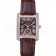 Cartier Tank MC Gold Diamond Case Brown Dial Brown Leather Strap  622170