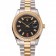 Swiss Rolex Day-Date Diamonds And Rubies Black Dial Two Tone Bracelet 1454105
