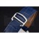 Cartier Tank MC Blue Dial Stainless Steel Case Blue Leather Bracelet  622691