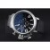 U-Boat 1001 White On Black Dial Stainless Steel Case Rubber Bracelet  622706