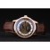 Omega Swiss DeVille Rose Gold Bezel Brown Leather Strap 7616