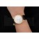 Swiss Rolex Cellini Date White Dial Gold Case Black Leather Strap