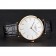 Swiss Longines Grande Classique White Dial Gold Case Black Leather Strap