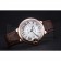 Swiss Cartier Ballon Bleu Brown Leather Bracelet  622064
