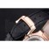 Patek Philippe Nautilus Black Dial Rose Gold Case Black Leather Strap