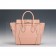 Celine Mini Luggage Peach Silver Hardware 18926740