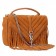 Saint Laurent College Matelasse Medium Fringed Suede Bag Tan