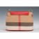 Burberry Canvas Check And Red Leather Crossbody Bag 18926907