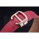 Swiss Cartier Ballon Bleu de Cartier White Dial Diamonds Case Pink Leather Bracelet  622553