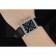 Piaget Emperador Limited Edition Black Dial Engraved Silver Case Black Leather Bracelet  1454136