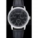 Vacheron Constantin Patrimony Power Reserve Black Dial Silver Diamond Case Black Leather Bracelet  1454267