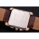 Cartier Tank MC Brown Dial Gold Case Brown Leather Bracelet  622696