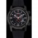 Round Burberry Sport Athlete Chronograph Black Case Triple-eye Black Rubber Bracelet   622619