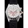 Breitling Chronomat Rose-Gold Highlight Ribbed Black Rubber Strap White Dial