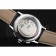 Swiss Patek Philippe Split Seconds Chronograph White Dial Rose Gold Hands Stainless Steel Case Black Leather Strap