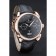 Patek Philippe Complications Chronograph Black Dial Gold Case Black Leather Bracelet  1454235