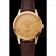 Vacheron Constantin Patrimony Chronometre Royal Gold Dial Gold Case Brown Leather Strap