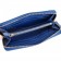 Prada Saffiano Leather Zip Around Dark Blue Wallet