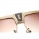 Cartier C Decor Brown Lenses Gold Frame Sunglasses 308284
