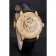 Swiss Patek Philippe Complications Openworked Dial Gold Case Diamond Bezel Black Leather Strap