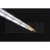 Christian Dior Gold Rimmed Fully Monogramed Silver Ballpoint Pen  622738