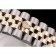 Rolex DateJust Brushed Stainless Steel Case Silver Flowers Dial Diamonds Plated