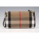 Burberry Canvas Check Foldover Crossbody Bag Black  608277