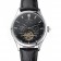 Patek Philippe Day Date Tourbillon Black Dial Stainless Steel Case Black Leather Strap  622839