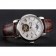 Patek Philippe Grand Complications Moonphase Perpetual Calendar Tourbillon White Dial Stainless Steel Case Brown Leather Strap