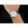 Omega DeVille Silver Bezel with White Dial and Blue Leather Strap  621568