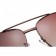 Prada Square Linea Rossa Logo Brown Frame Sunglasses 308219