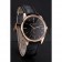 Patek Philippe Calatrava Date Black Dial Rose Gold Case Black Leather Strap