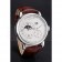 A. Lange & Sohne Grand Lange 1 Moon Phase White Dial Stainless Steel Case Brown Leather Strap
