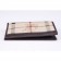 Burberry Haymarket Check Folding 3 Cards Wallet Black