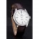 Rolex Cellini White Dial Stainless Steel Case Brown Leather Strap  622839